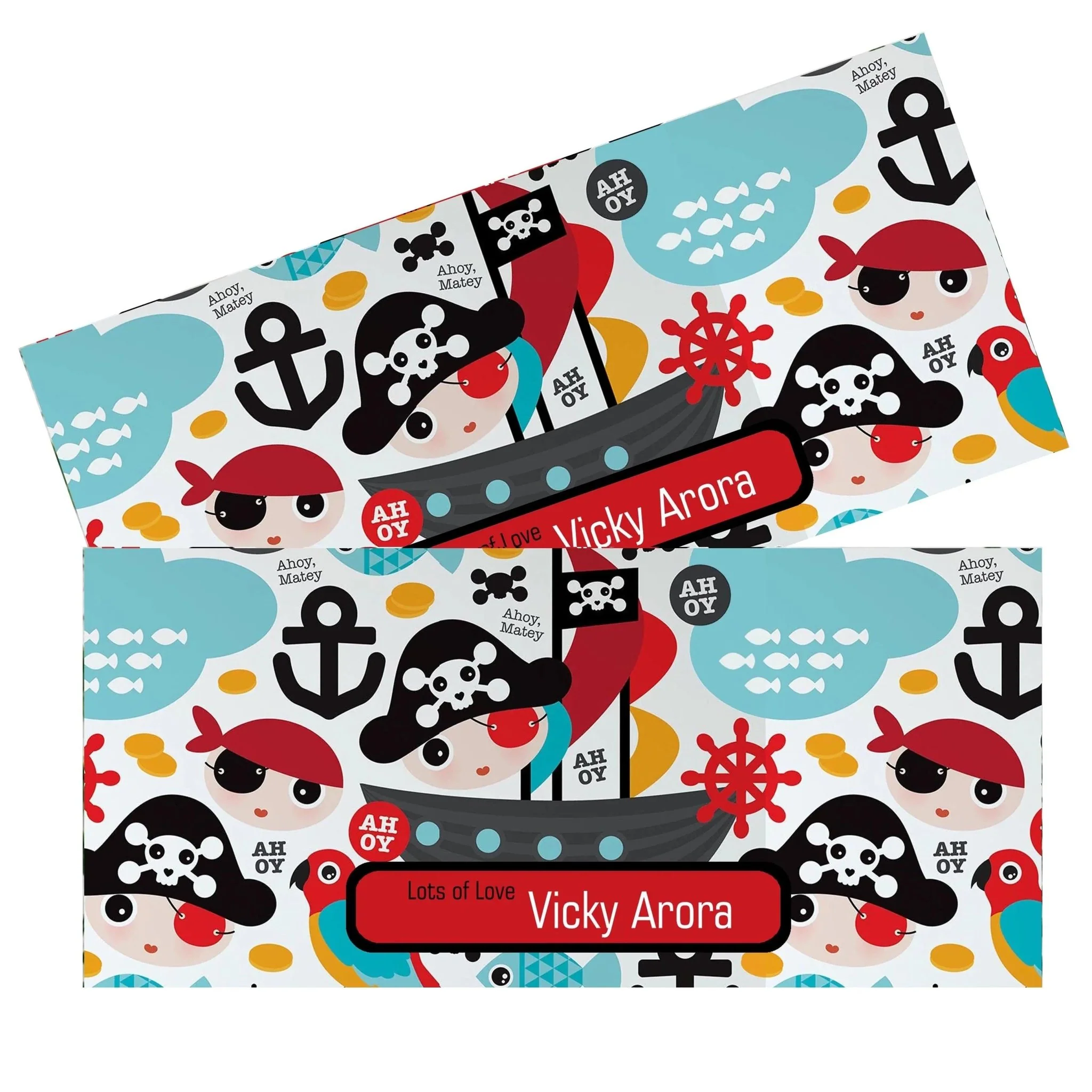 Personalised Money Envelopes - Ahoy Theme - Set of 20 - Image 2