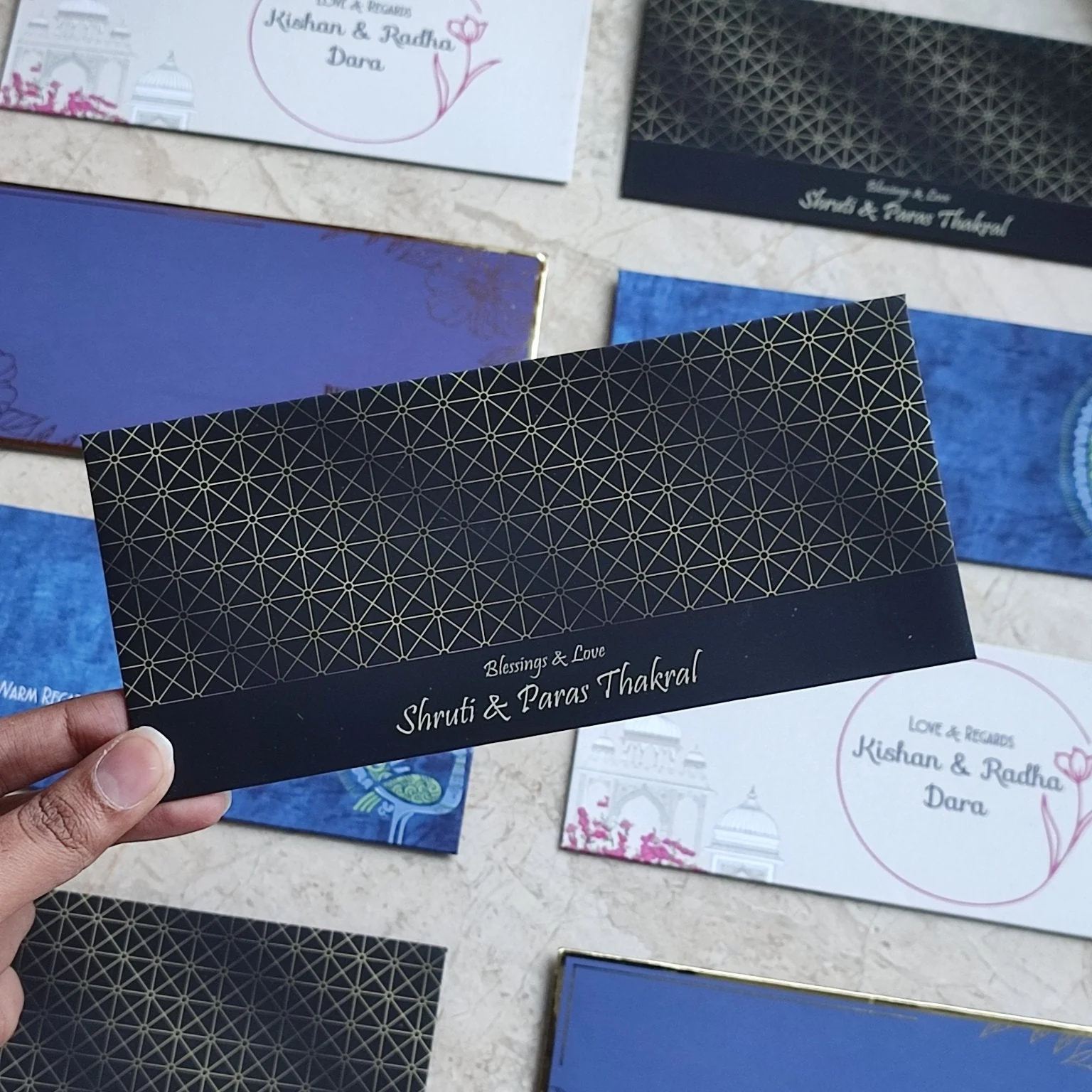 Personalised Money Envelopes - Art Deco Theme - Image 3