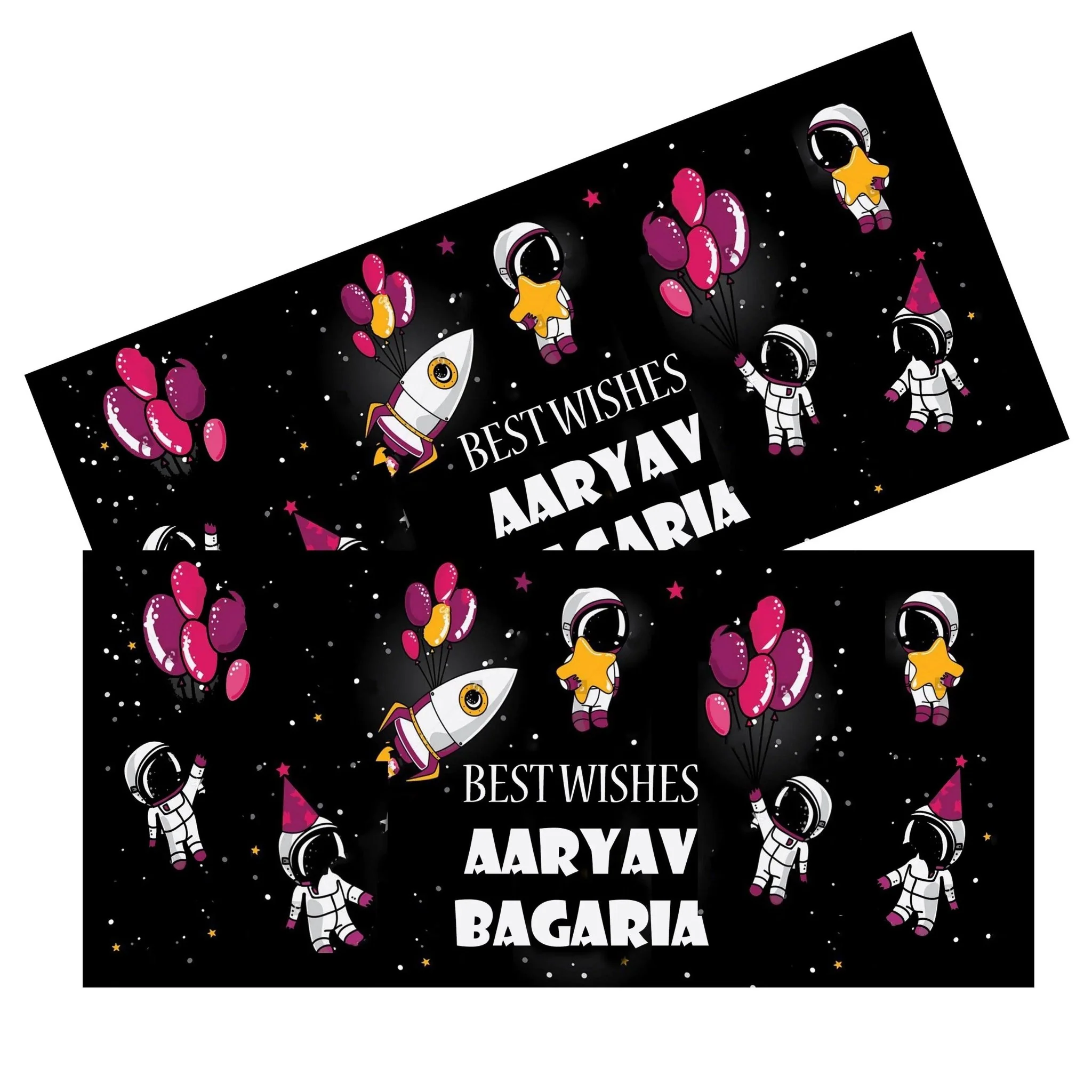 Personalised Money Envelopes - Astronaut Theme - Set of 20 - Image 2