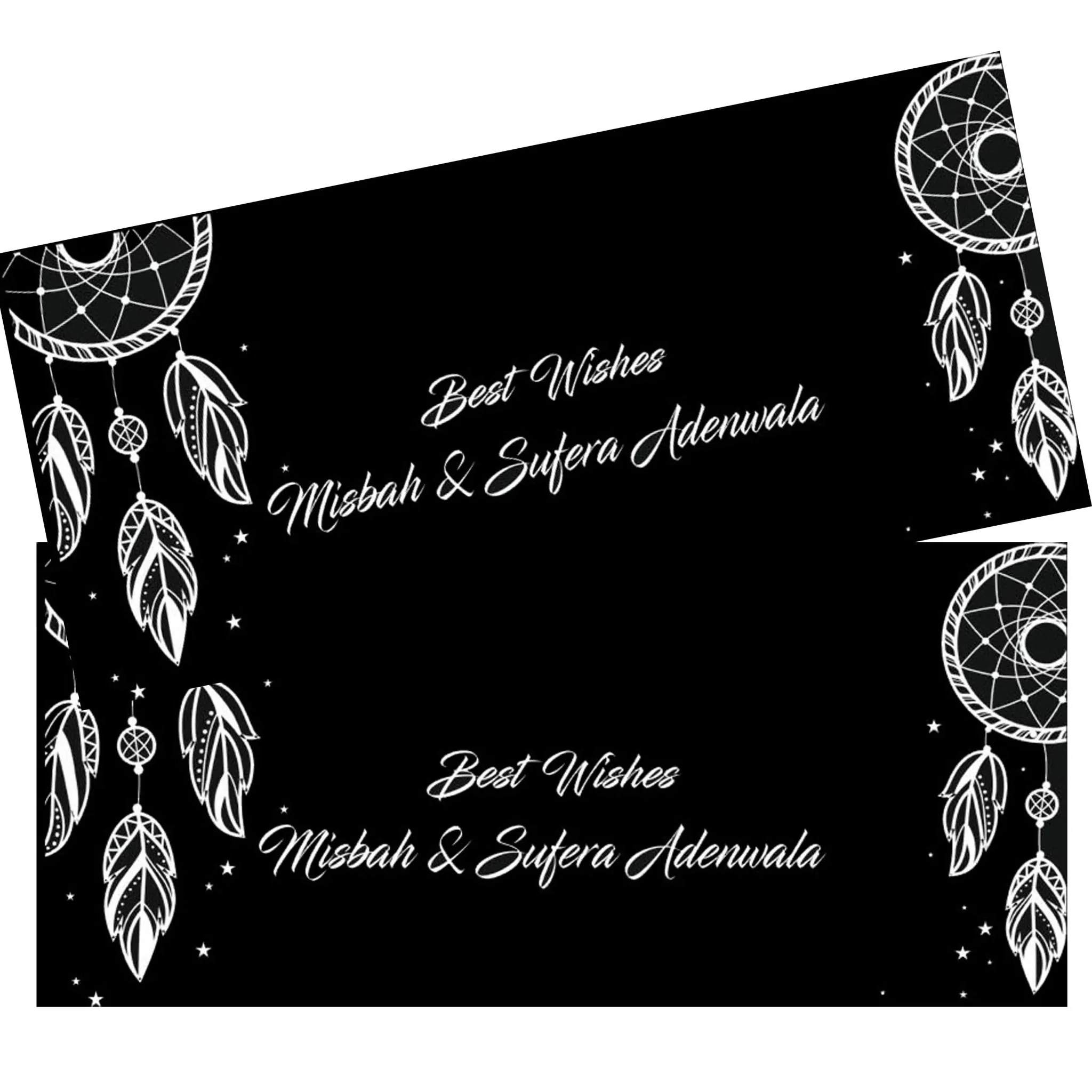 Personalised Money Envelopes - Dream Catchers Theme - Set of 20 - Image 2