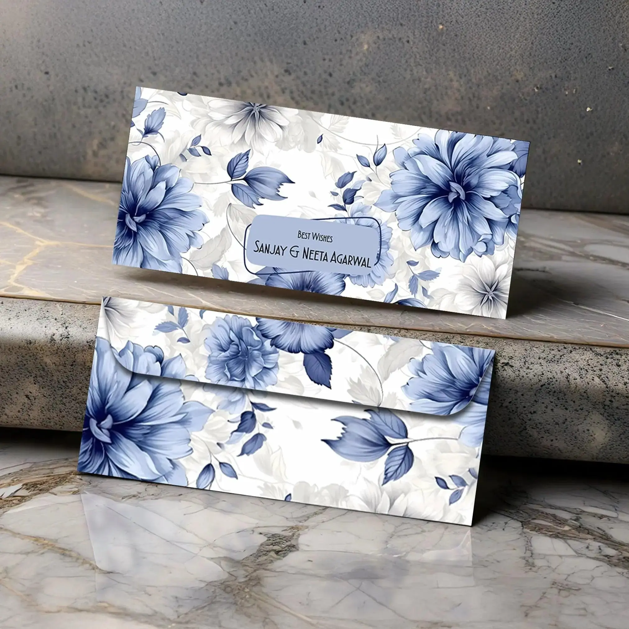 Personalised Money Envelopes - Dusky Blooms
