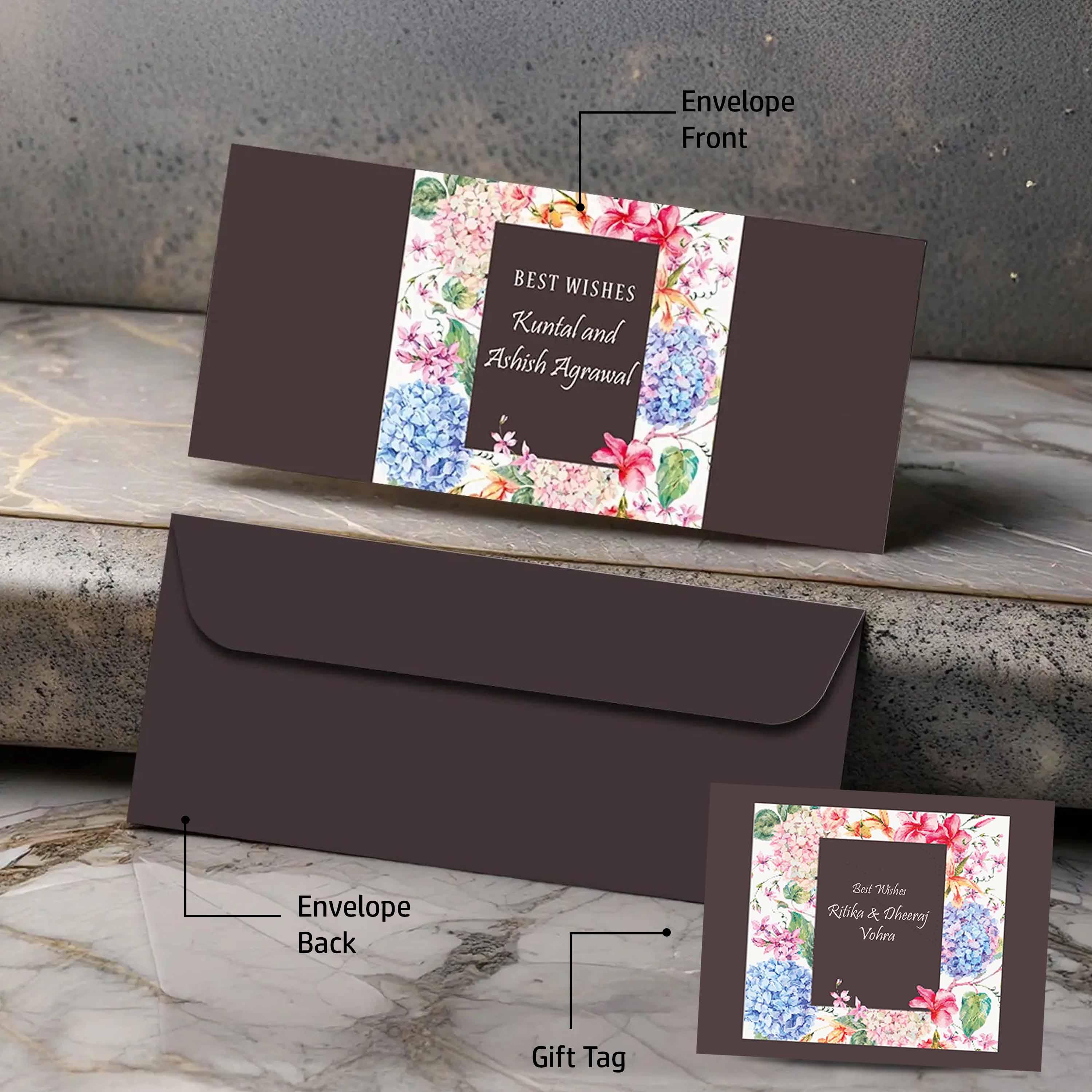 Personalised Money Envelopes - Floral Theme - Image 3