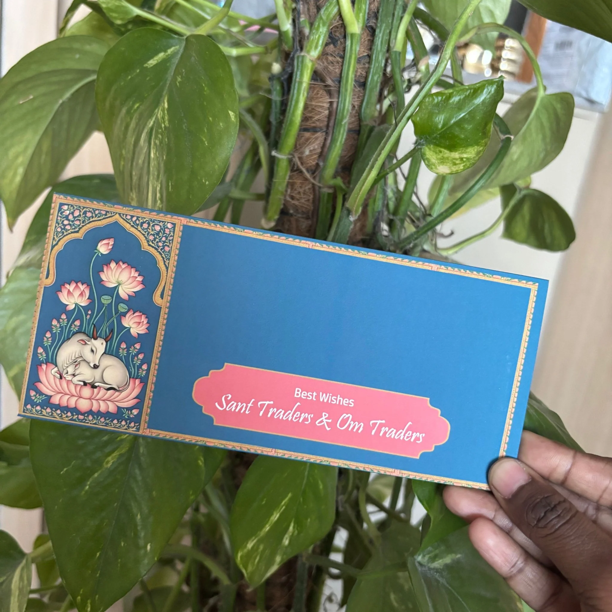 Personalised Money Envelopes - Gokul Charm Design - Image 3