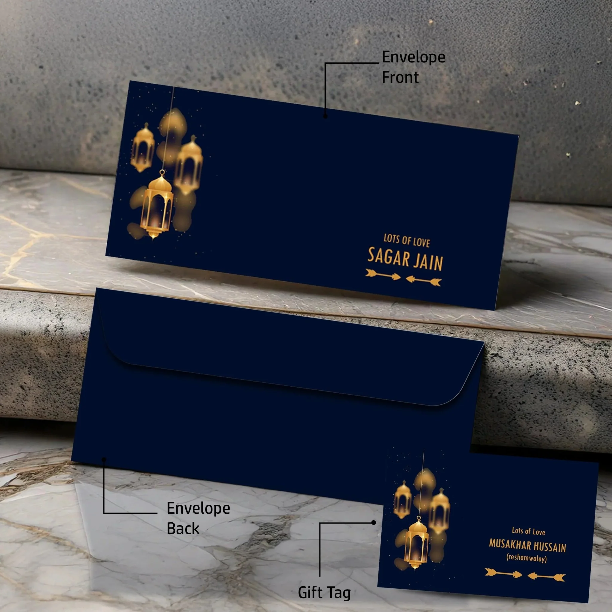 Personalised Money Envelopes - Lanterns Theme - Image 5