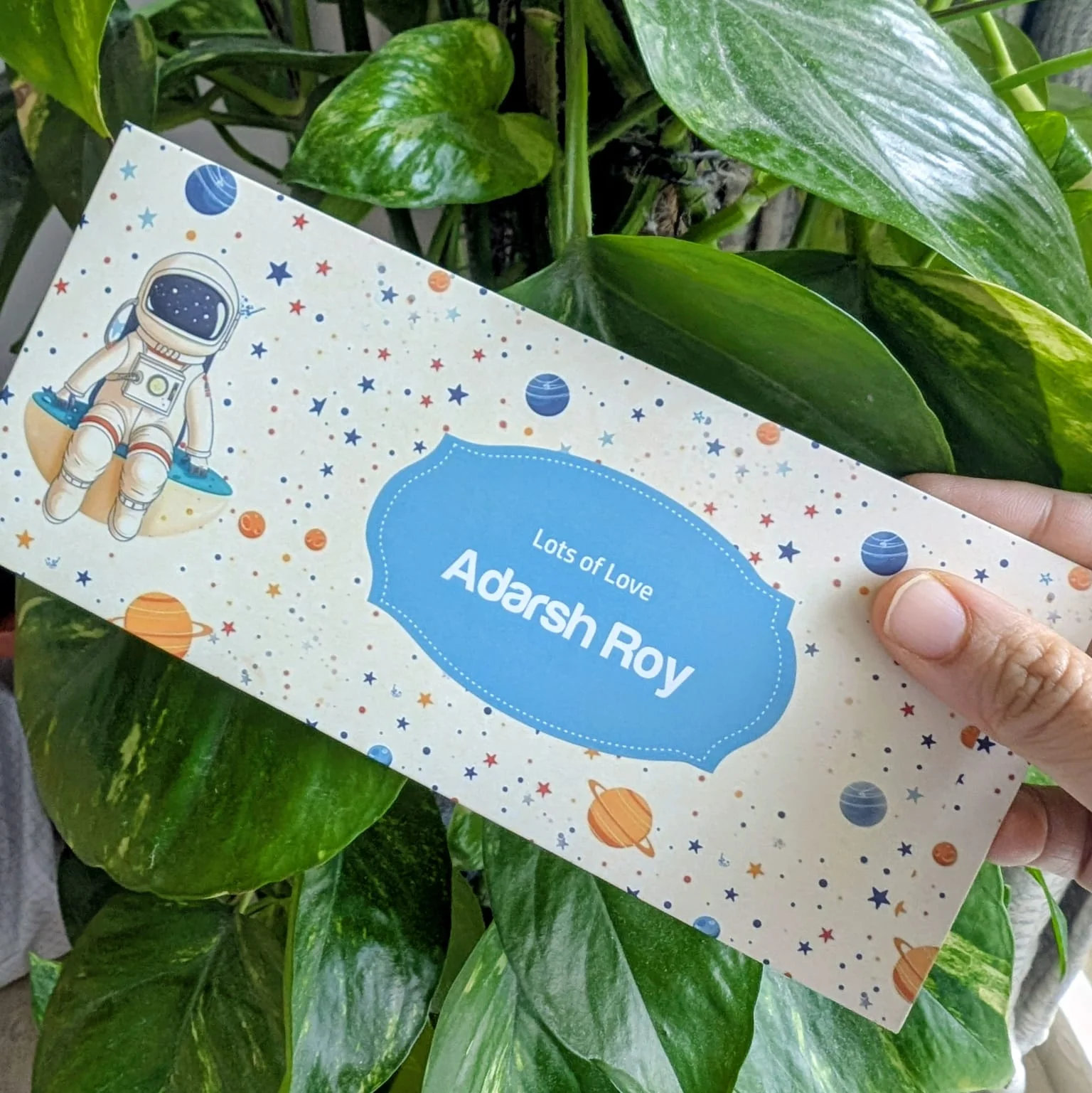 Personalised Money Envelopes - Little Astronaut - Set of 20 - Image 2