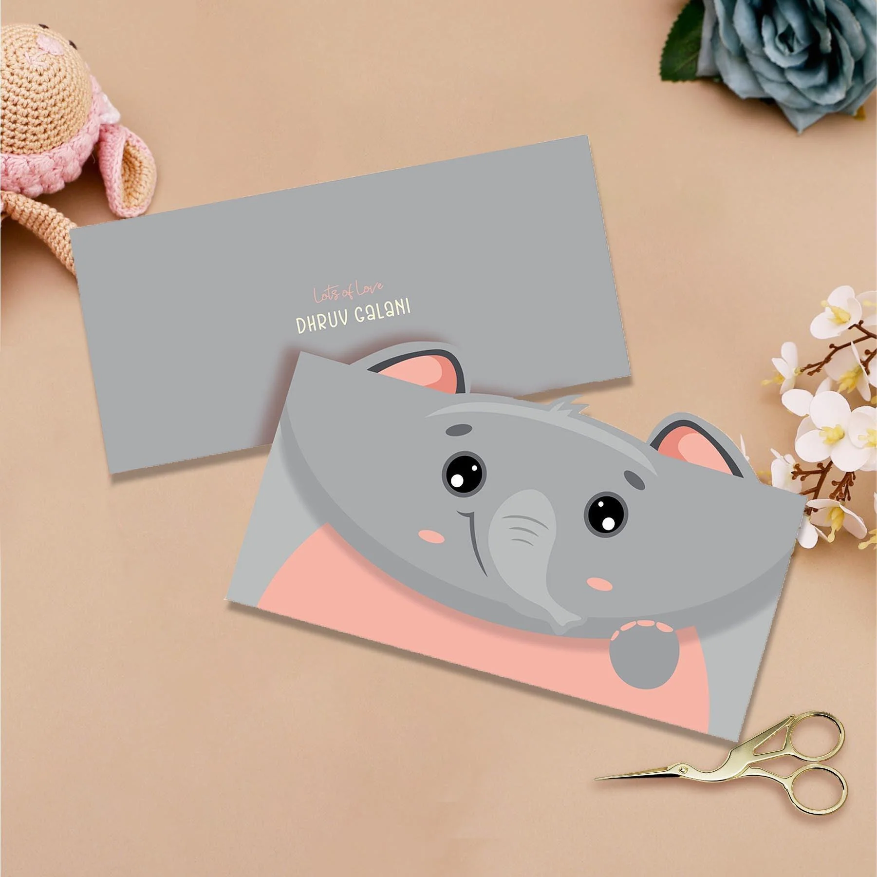 Personalised Money Envelopes - Little Safari Collection - Set of 20 - Image 8
