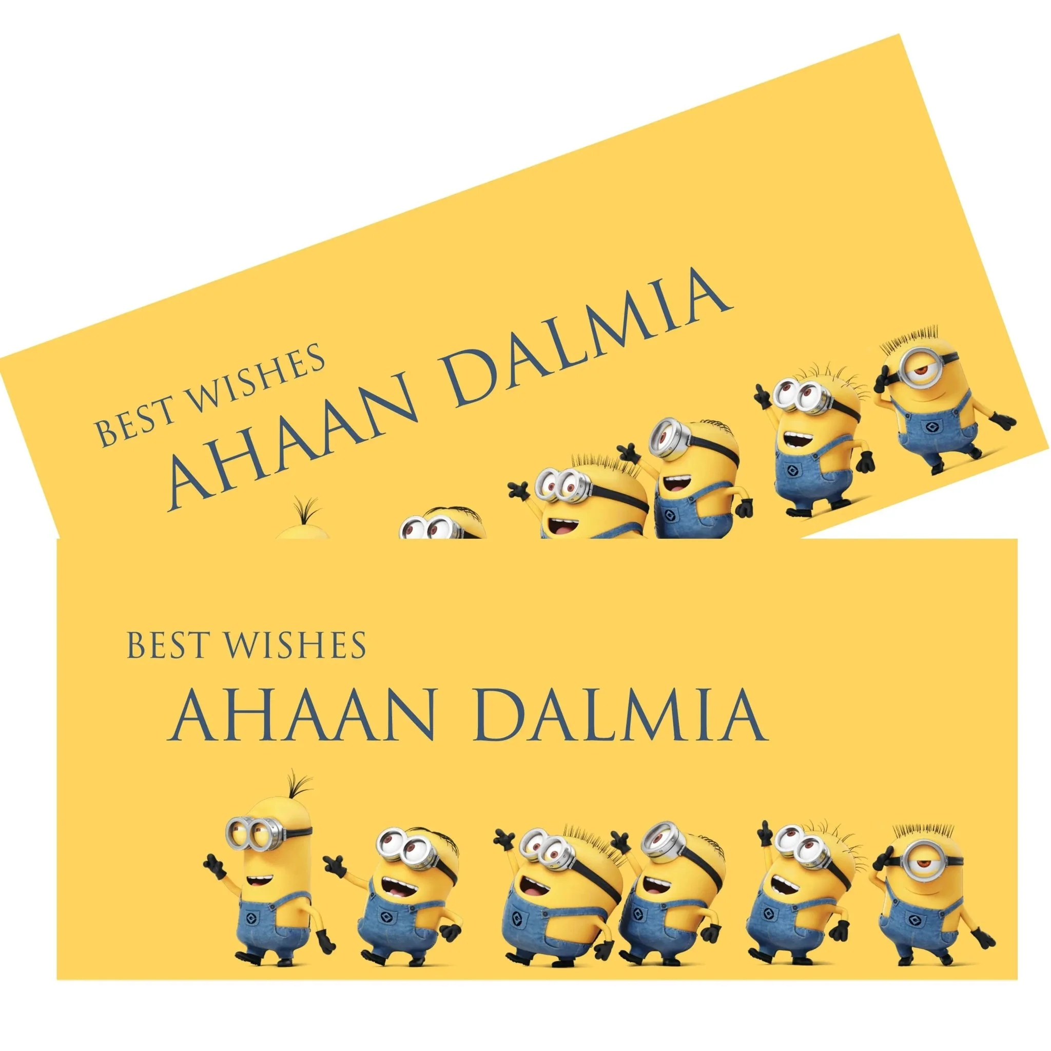Personalised Money Envelopes - Minions Theme - Set of 20 - Image 2