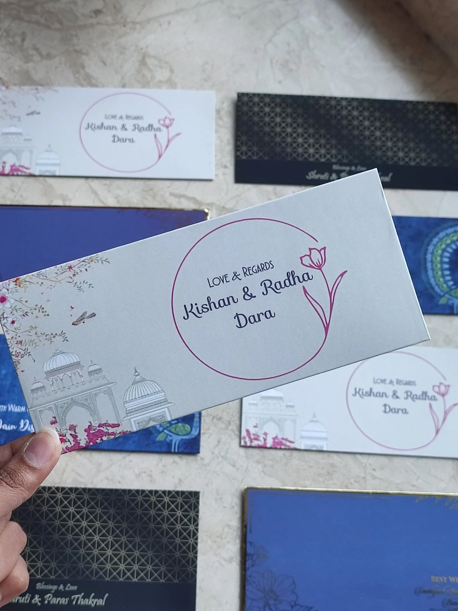 Personalised Money Envelopes - Palace In Blooms - Image 3