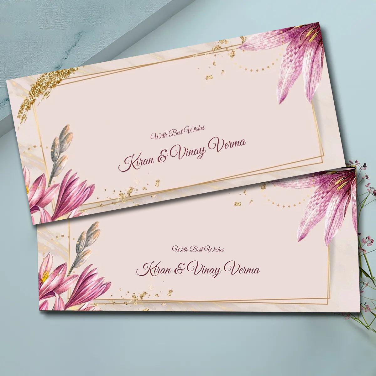 Personalised Money Envelopes - Peach Riviere - Image 3