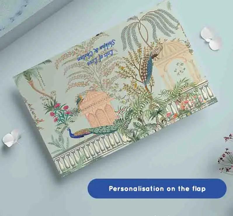 Personalised Money Envelopes - Peacock Garden Theme - Image 3