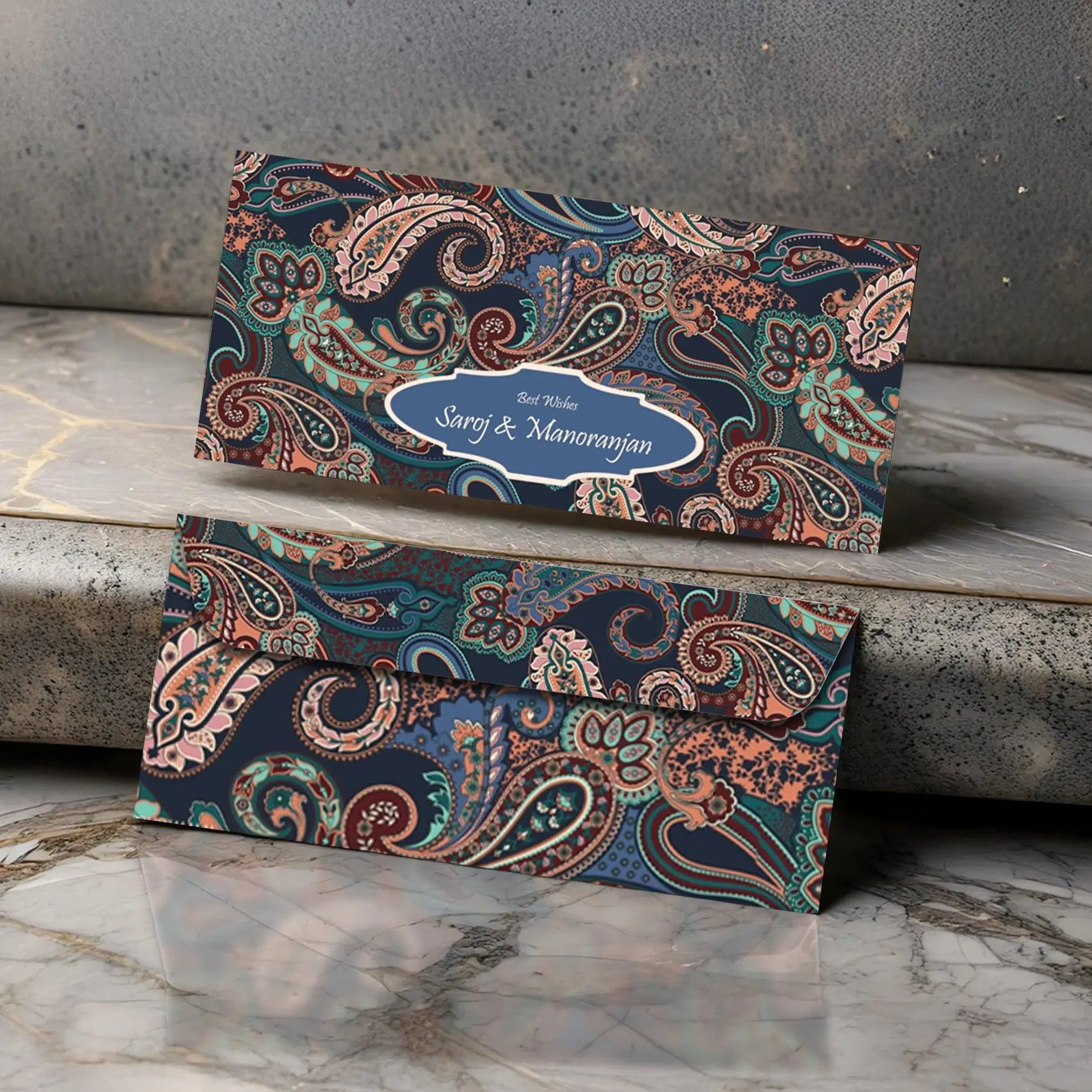 Personalised Money Envelopes - Persian Carpet Theme