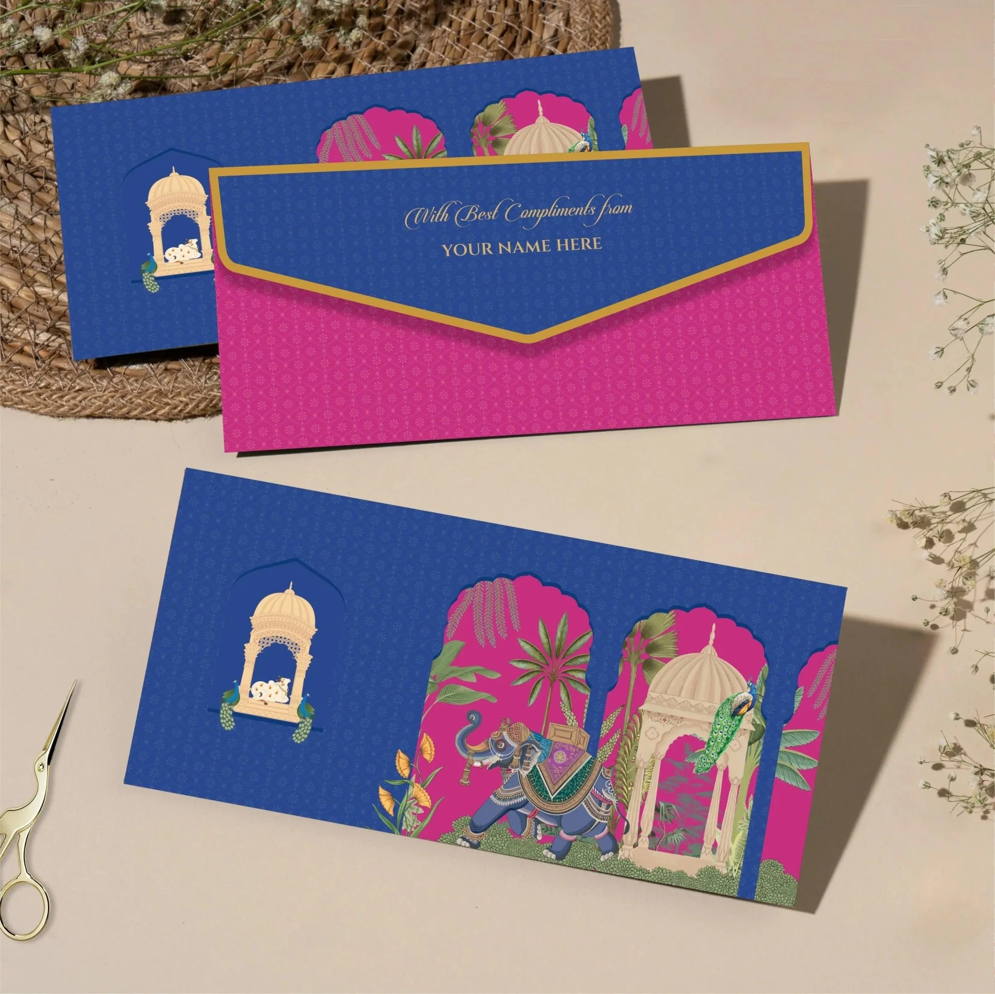 Personalised Money Envelopes - Royal Courtyard - Image 5