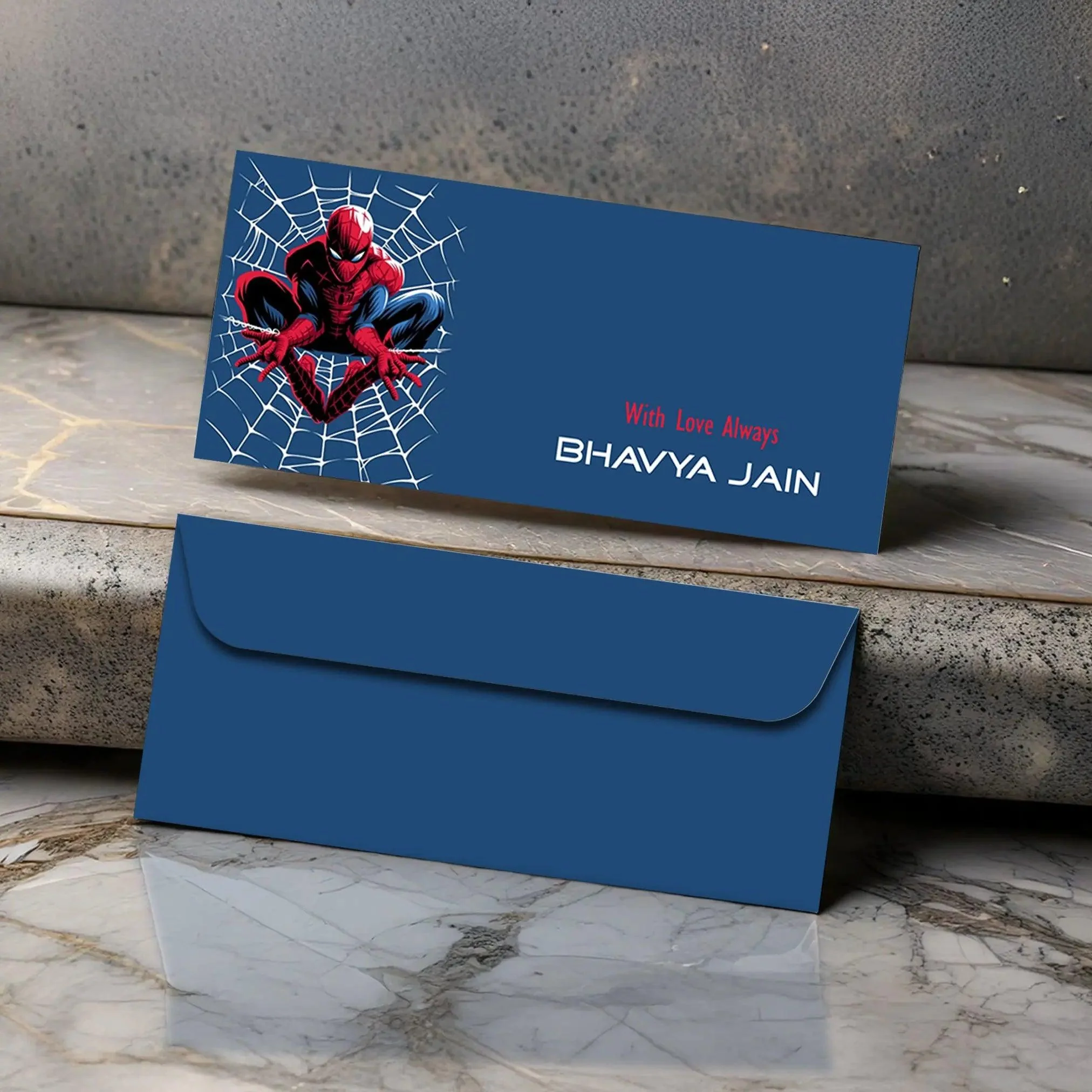 Personalised Money Envelopes - Spiderman - Set of 20