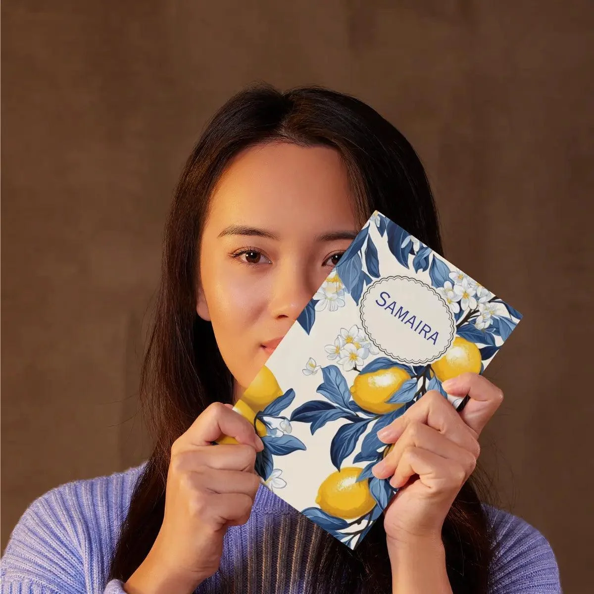Personalised Notebook - A5 size - Blue Lemonade - Image 3