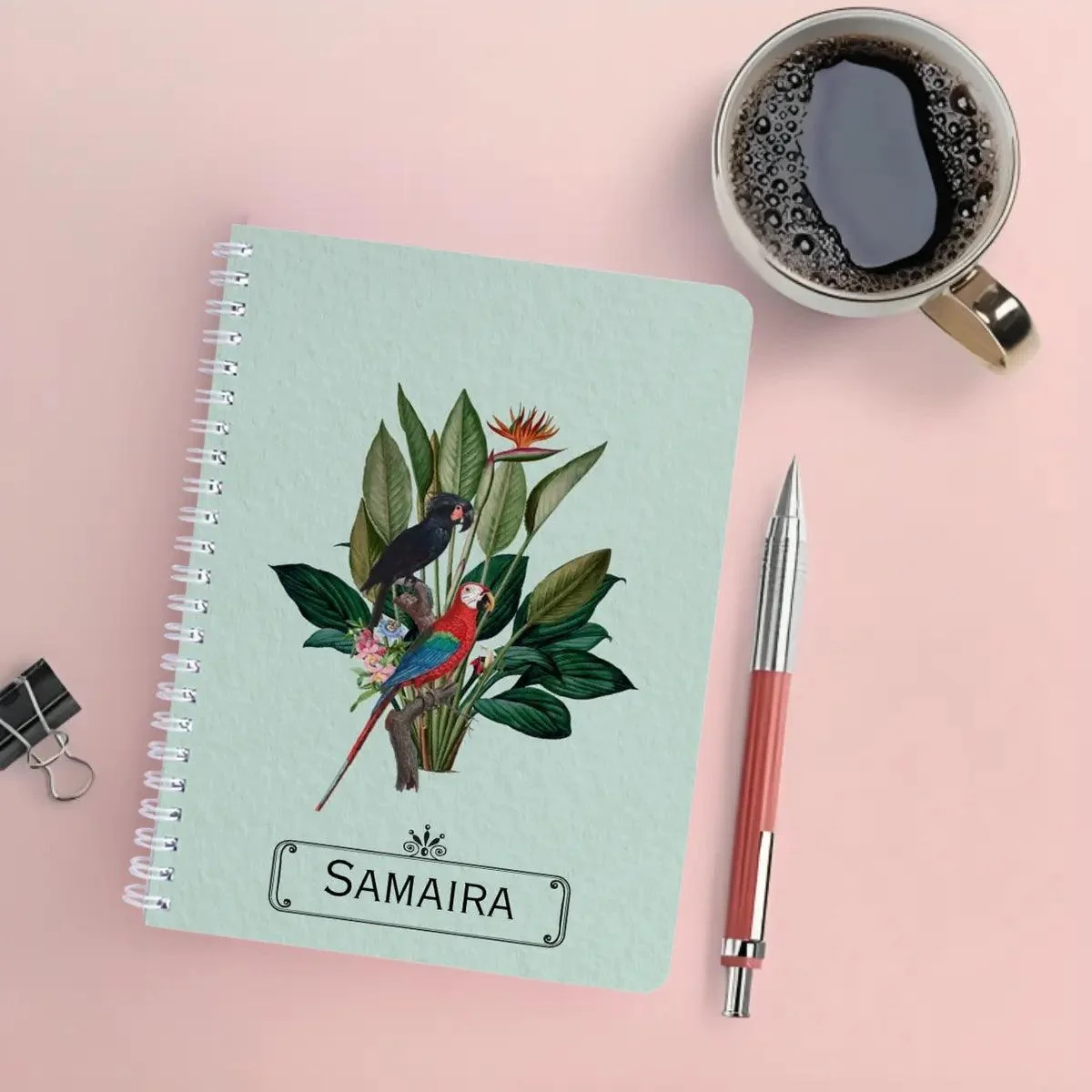 Personalised Notebook - A5 size - Exotic Whispers - Image 2