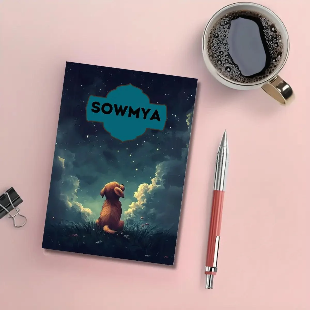 Personalised Notebook - A5 size - Stargazer