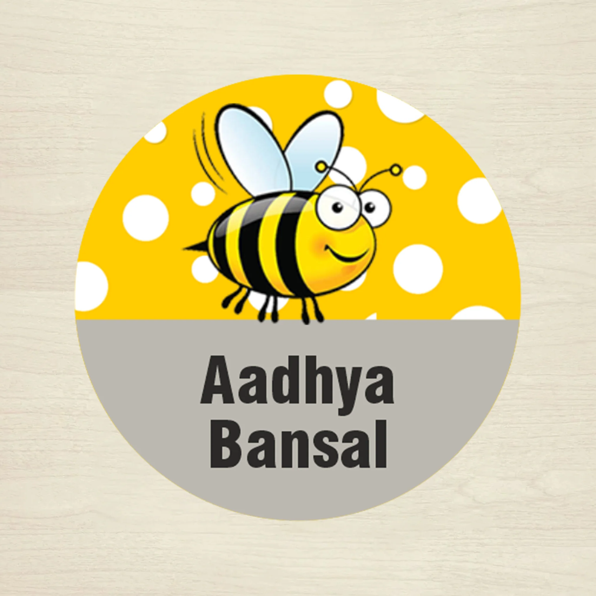 Personalised Waterproof Round Labels & Stickers for Kids - ANIMALS & NATURE - Image 13