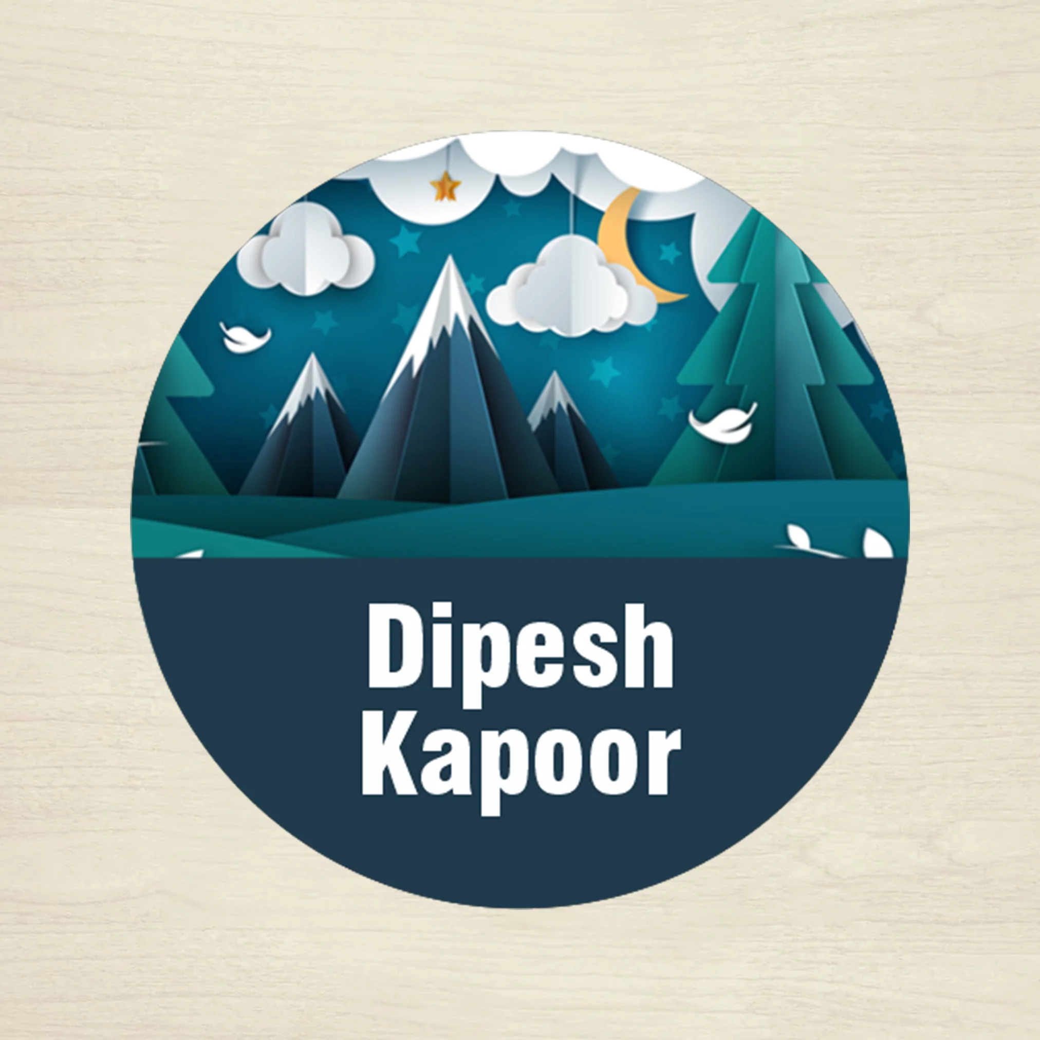 Personalised Waterproof Round Labels & Stickers for Kids - ANIMALS & NATURE - Image 14