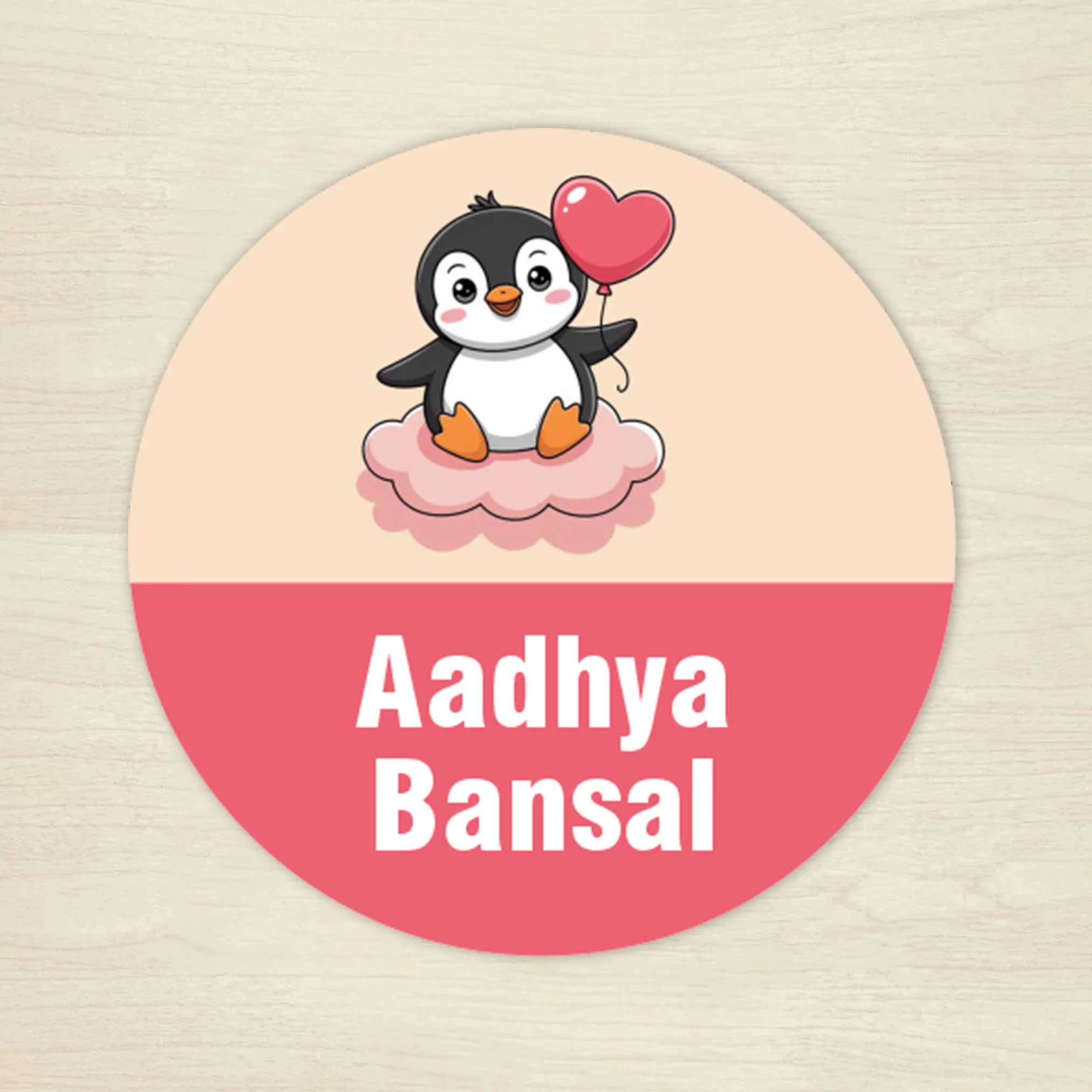 Personalised Waterproof Round Labels & Stickers for Kids - ANIMALS & NATURE - Image 16