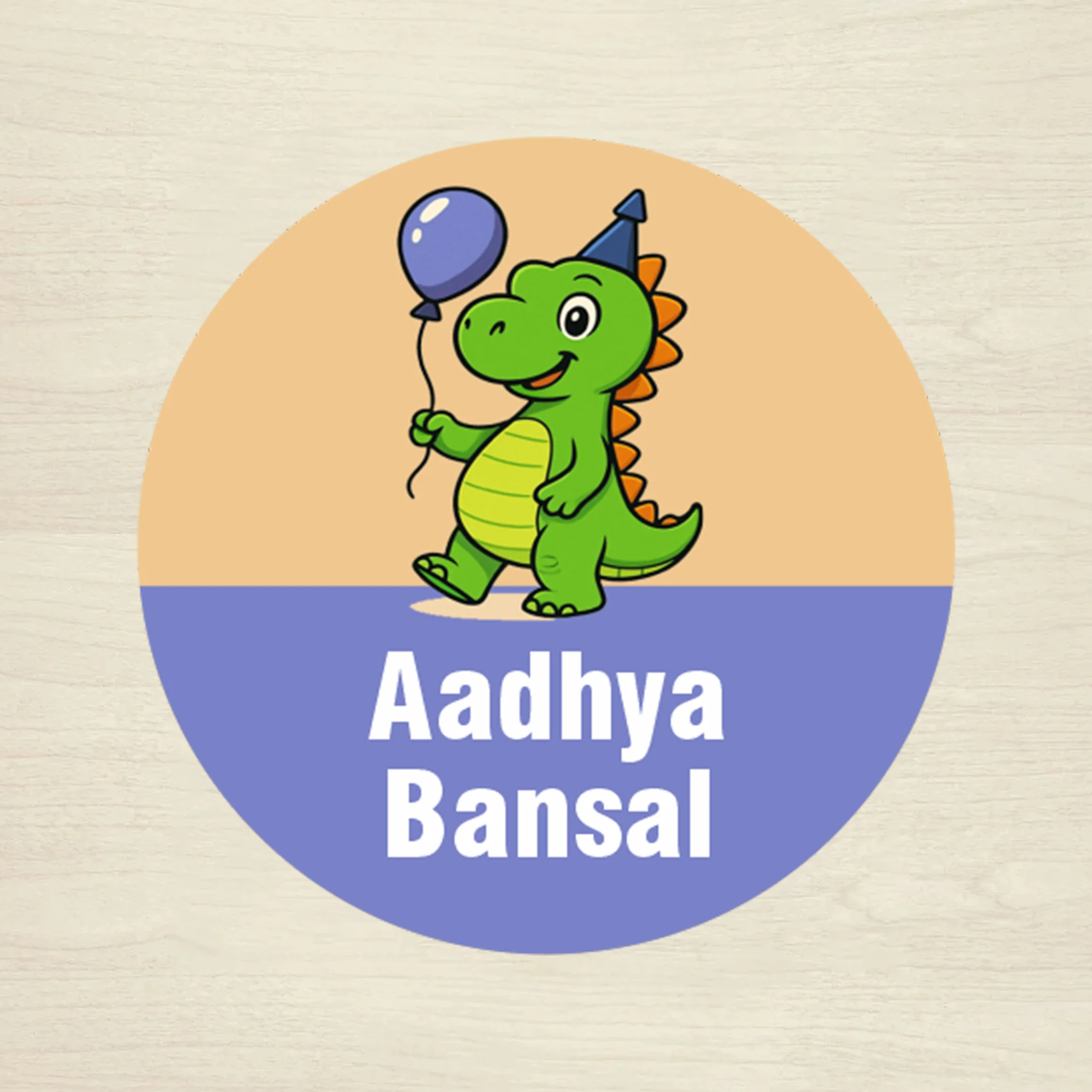 Personalised Waterproof Round Labels & Stickers for Kids - ANIMALS & NATURE - Image 9