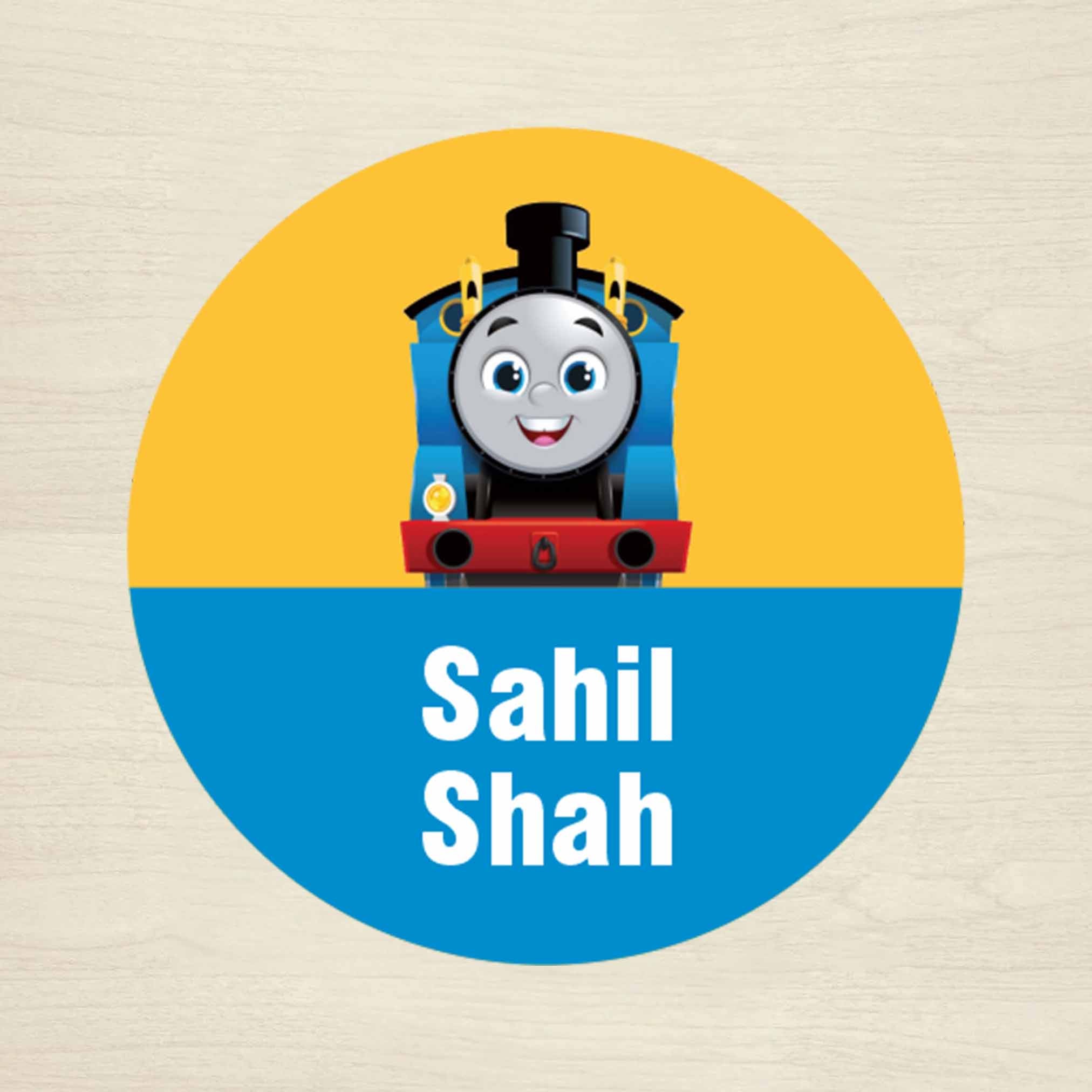 Personalised Waterproof Round Labels & Stickers for Kids - CARS & WHEELS - Image 15