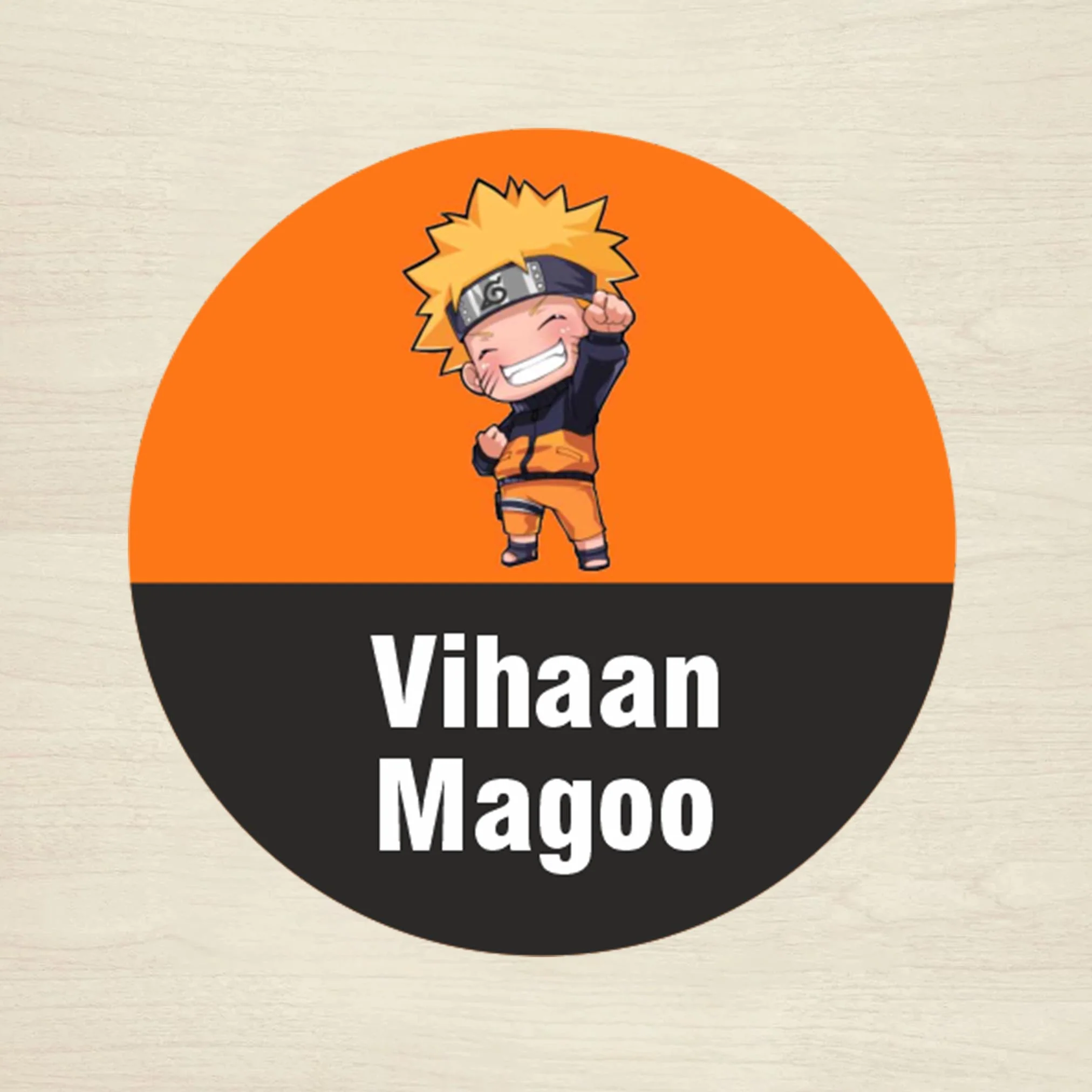 Personalised Waterproof Round Labels & Stickers for Kids - CARTOON CHARACTERS - Image 12