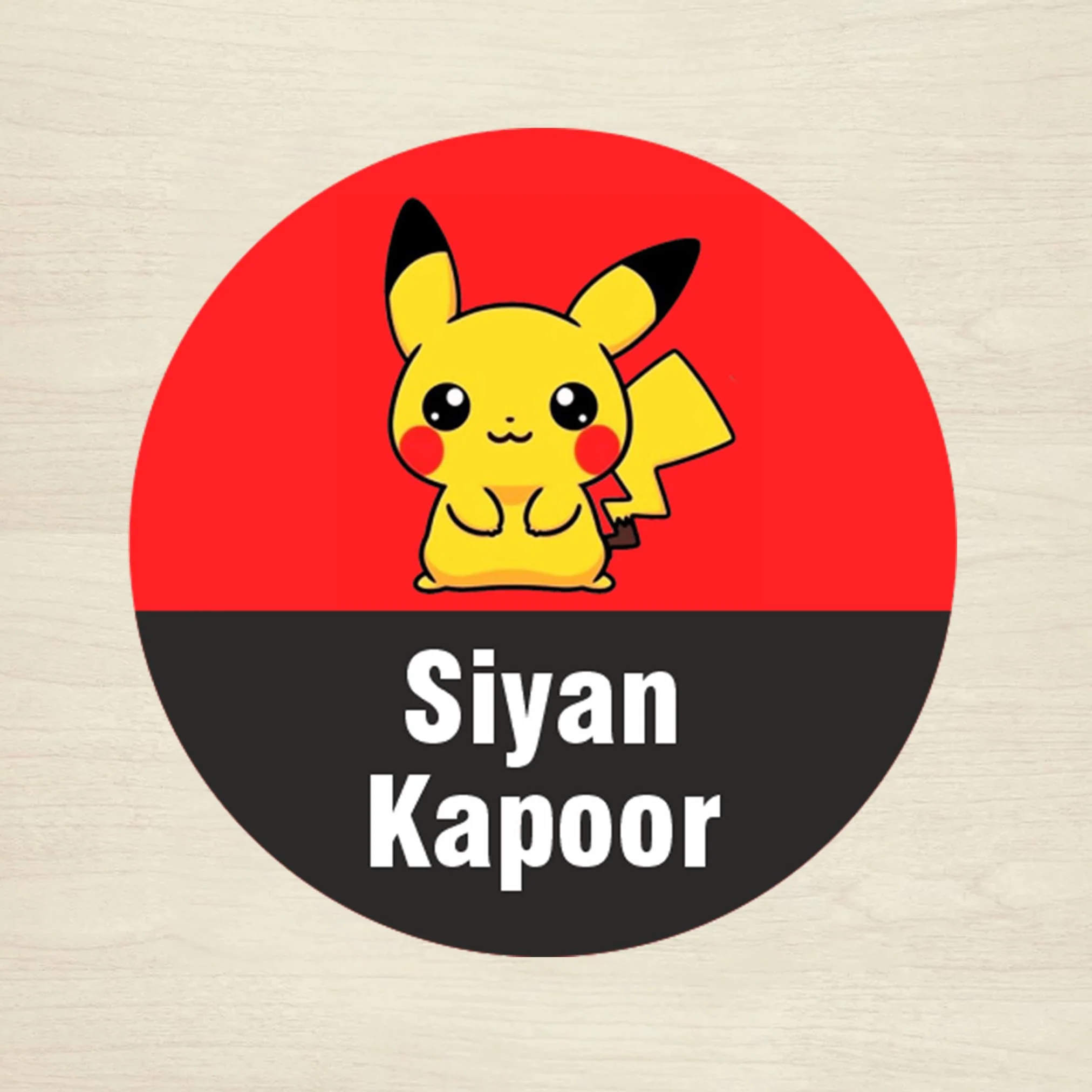 Personalised Waterproof Round Labels & Stickers for Kids - CARTOON CHARACTERS - Image 15