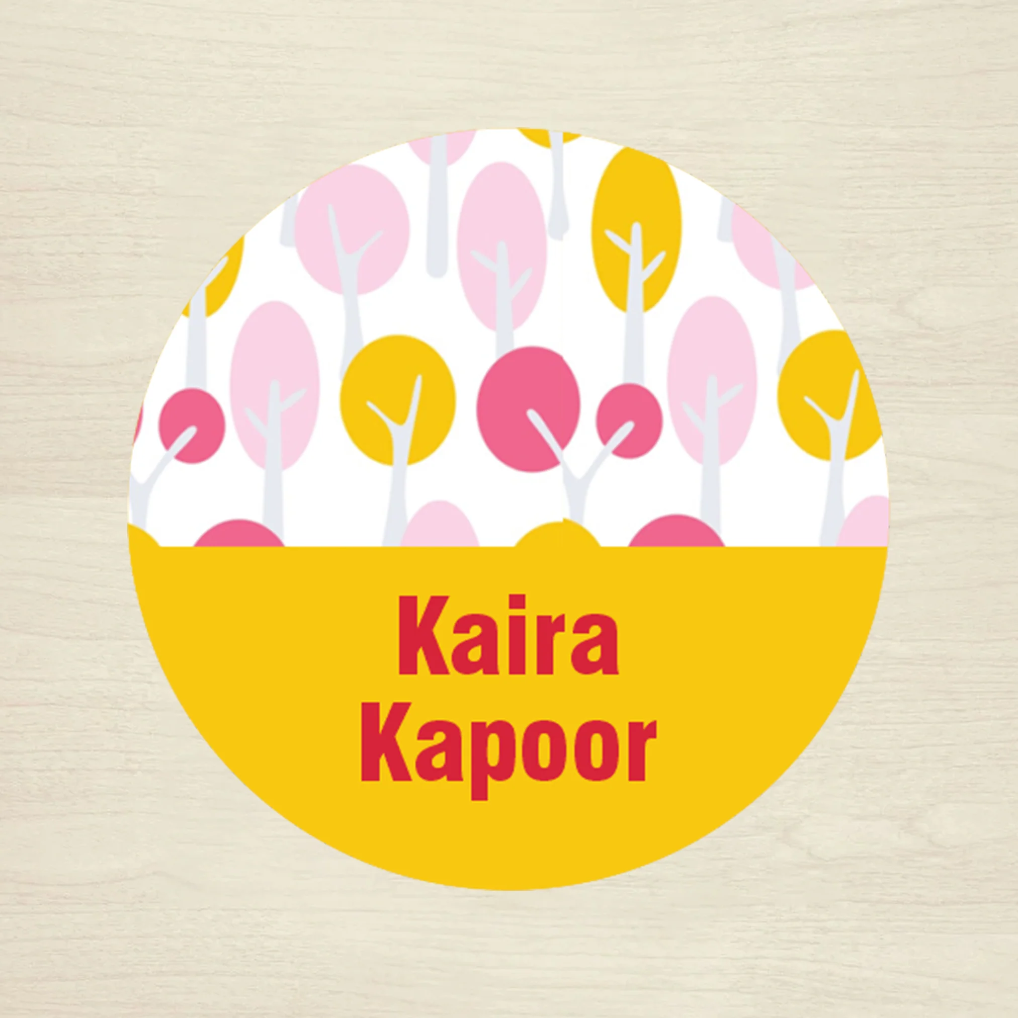 Personalised Waterproof Round Labels & Stickers for Kids - GIRLS & PRINCESSES - Image 13