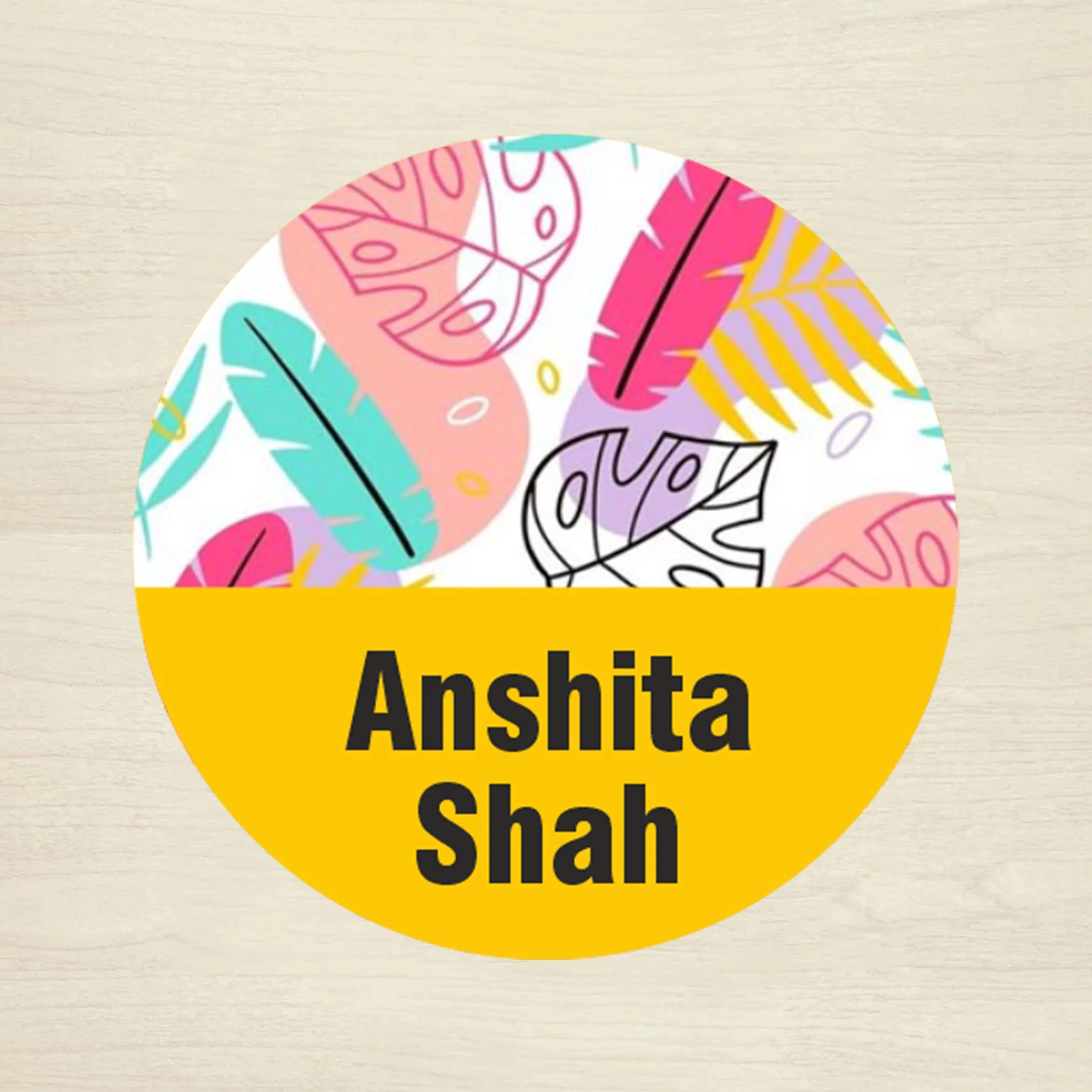 Personalised Waterproof Round Labels & Stickers for Kids - GIRLS & PRINCESSES - Image 14