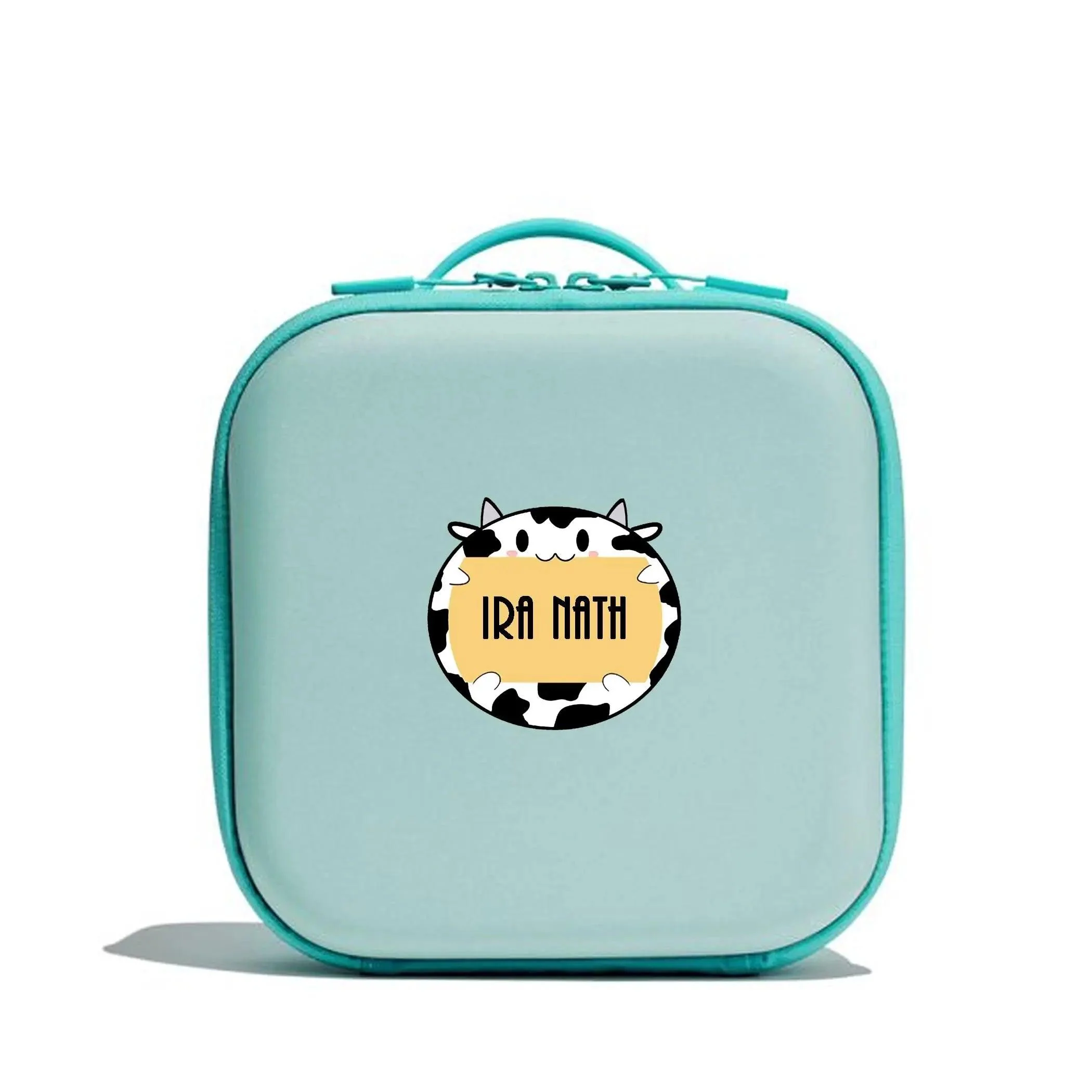 Waterproof Personalised Custom Shape Stickers - Cute Cow Shape - Set of 25 - Image 4