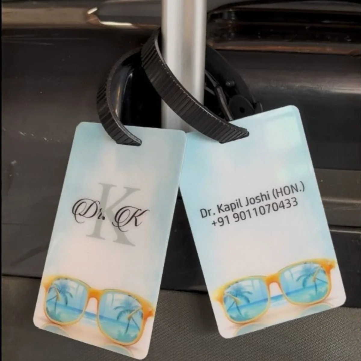 Personalized Luggage Tags - Shades of Summer - Image 3
