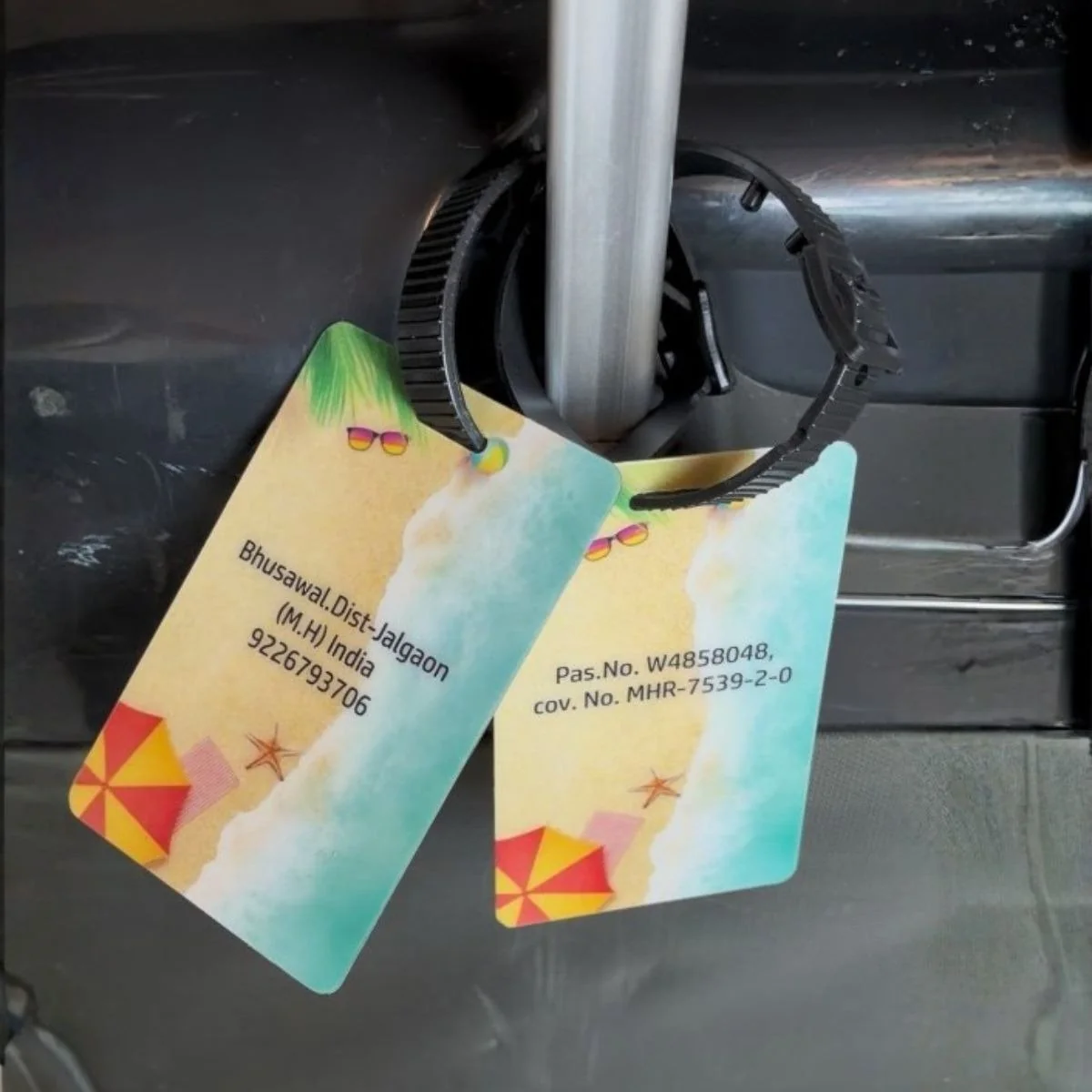 Personalized Luggage Tags - Sun-Kissed Bliss - Image 3