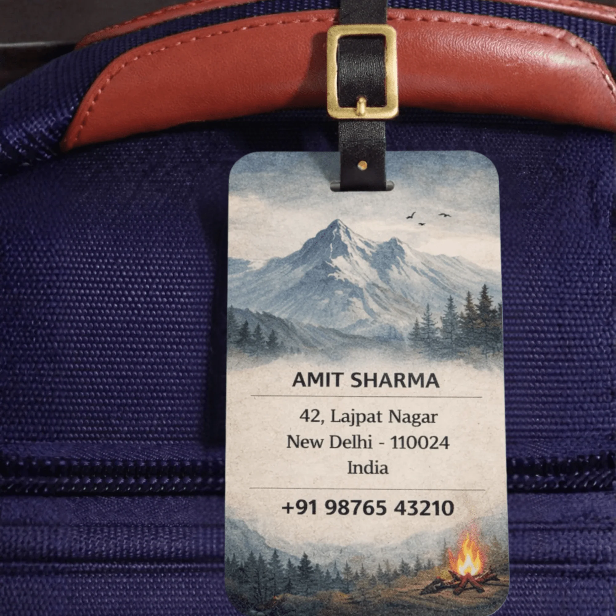 Personalized Luggage Tags - Wilderness Trail - Image 6