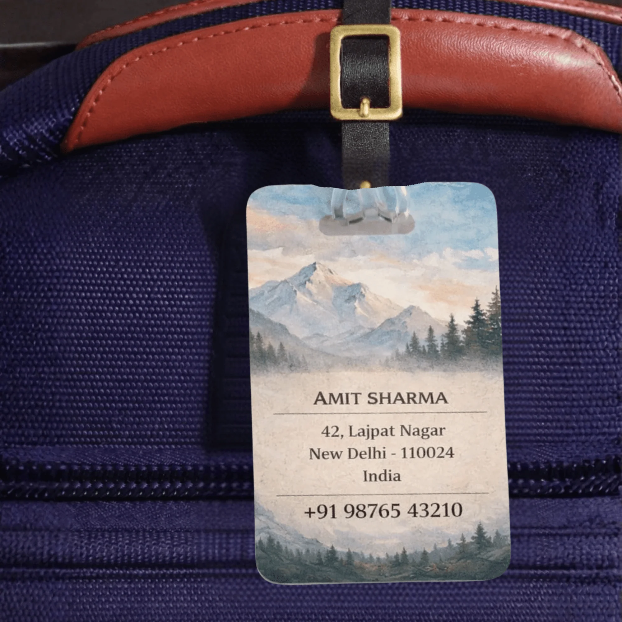 Personalized Luggage Tags - Wilderness Trail - Image 7