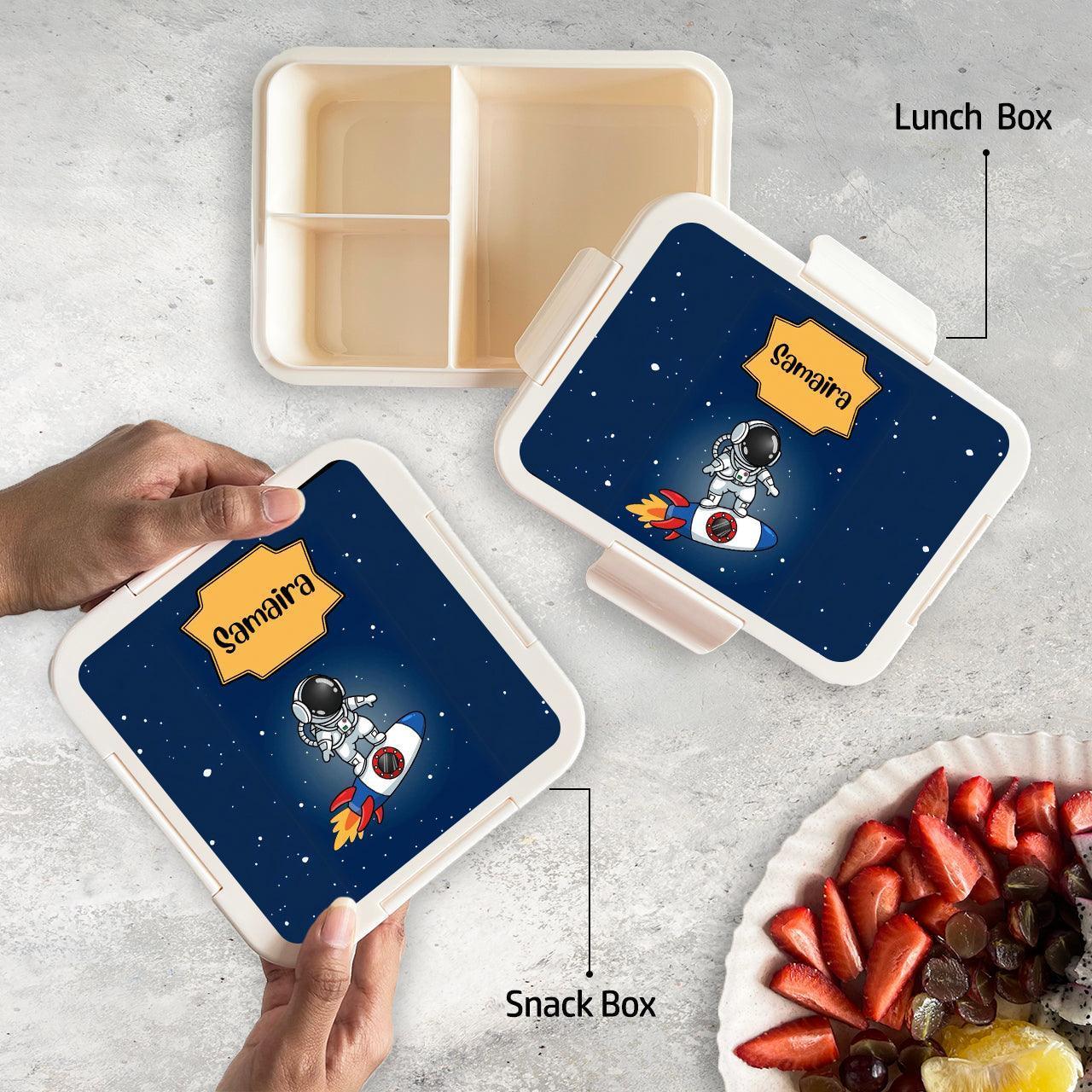 Custom Snack Box & Lunch Box for kids - Space Design - Image 5