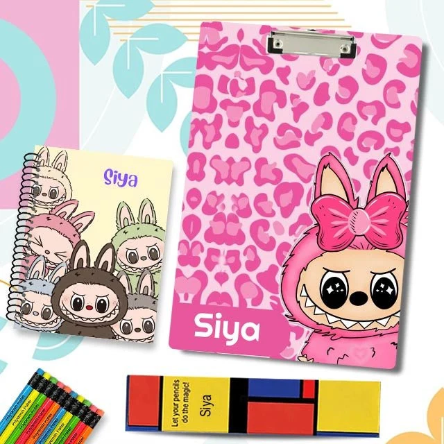 Personalised Stationery Combo - Examboard, Notebook & Doms Pencils - Image 5