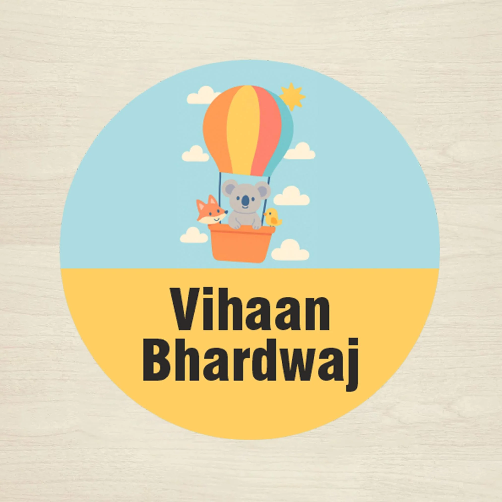 Personalised Waterproof Round Labels & Stickers for Kids - Image 140