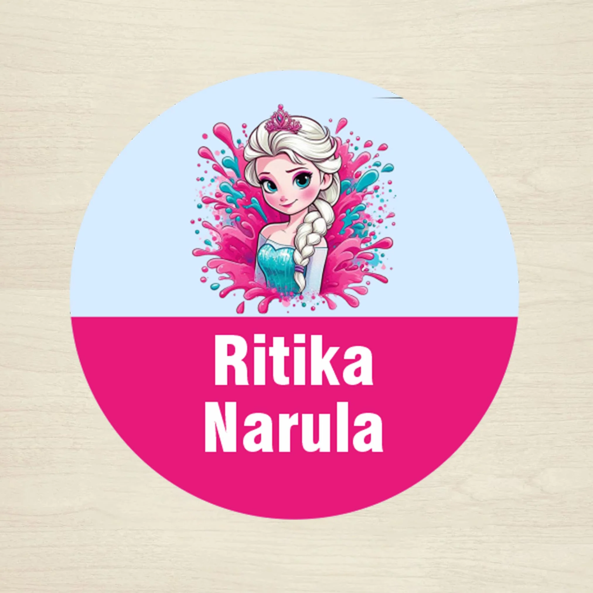 Personalised Waterproof Round Labels & Stickers for Kids - Image 49