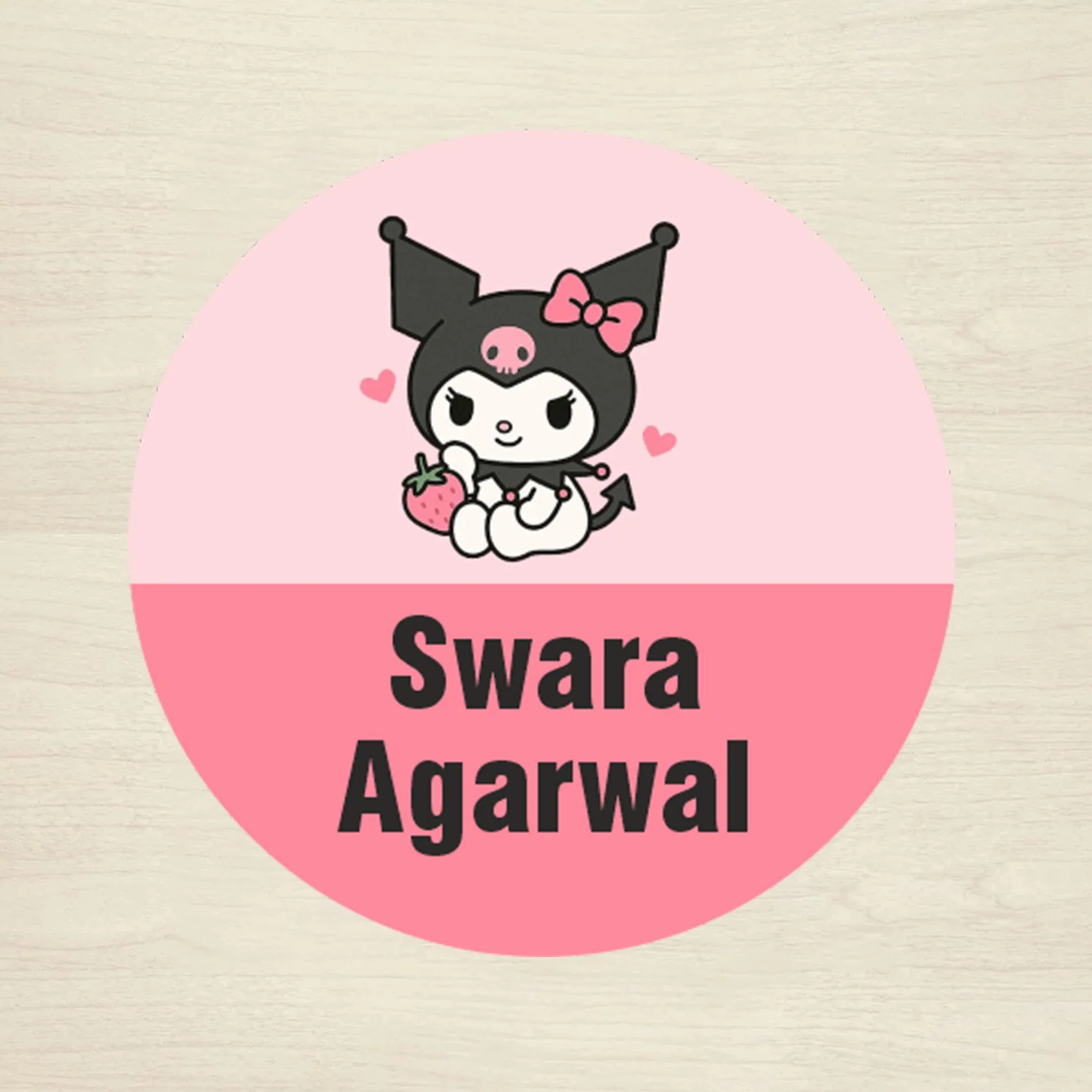 Personalised Waterproof Round Labels & Stickers for Kids - Image 57