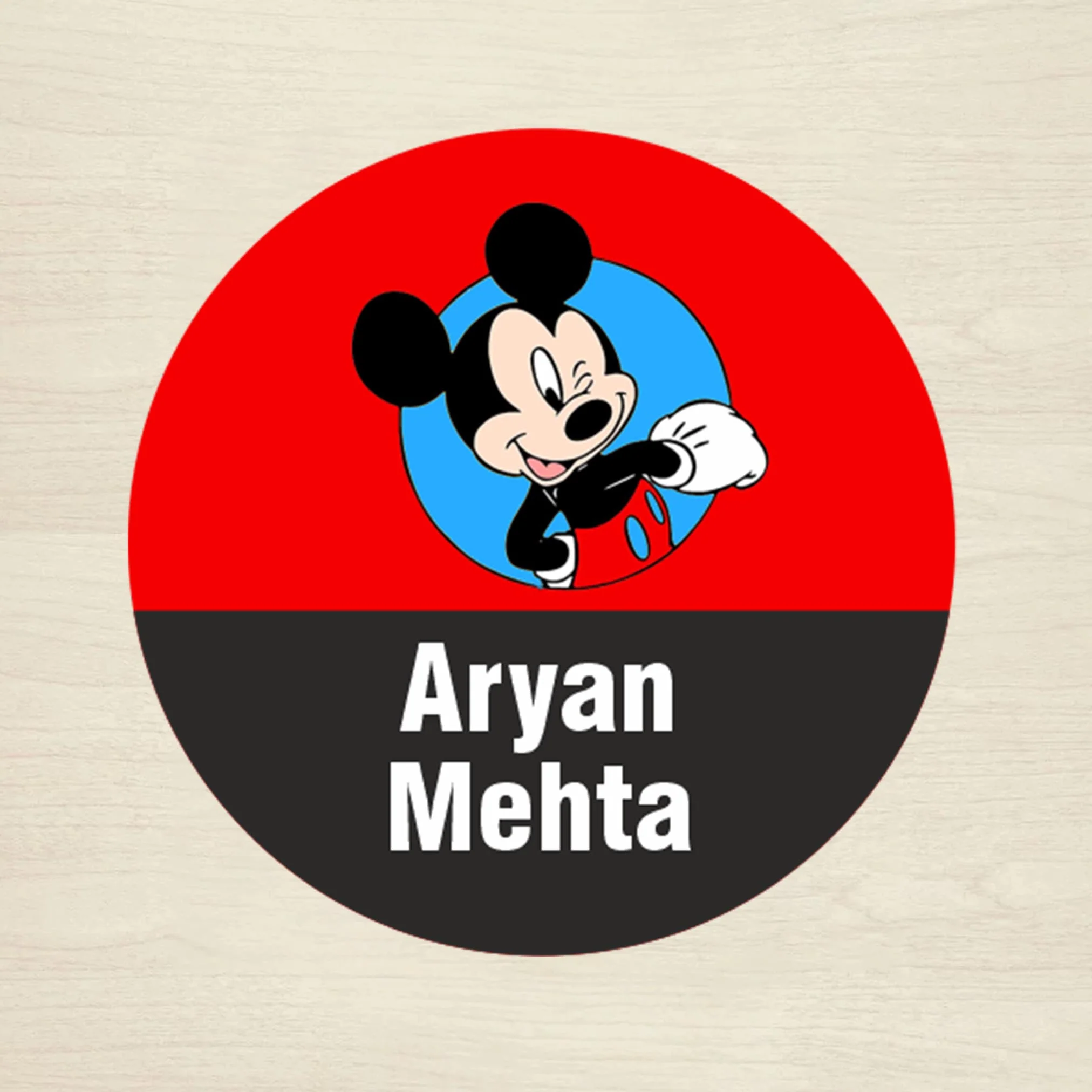 Personalised Waterproof Round Labels & Stickers for Kids - Image 58