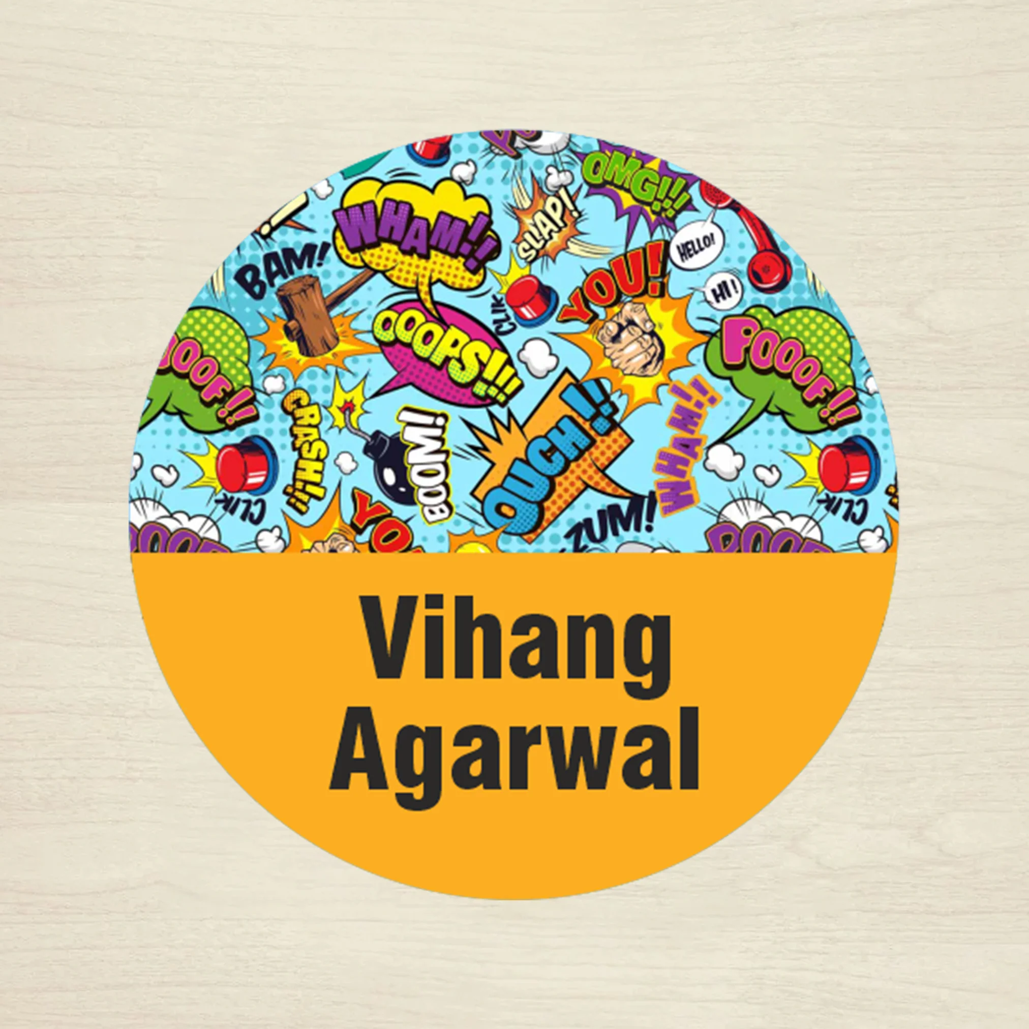 Personalised Waterproof Round Labels & Stickers for Kids - Image 88